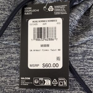 Under Armour Heathered Gray Fleece Hoodie